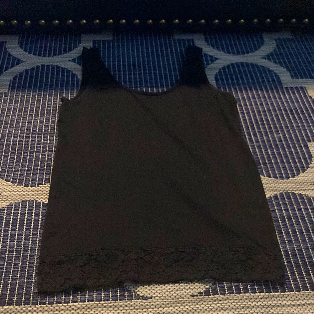 Black tank top, large